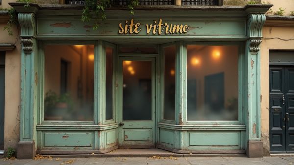 Un site vitrine qui vieillit bien : les arbitrages du départ